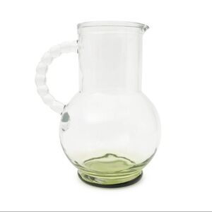 New Target Bullseye Playground Clear Glass Pitcher with Green Tinted Base, 2026